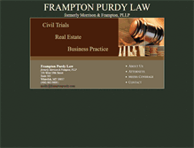 Tablet Screenshot of morrisonframpton.com
